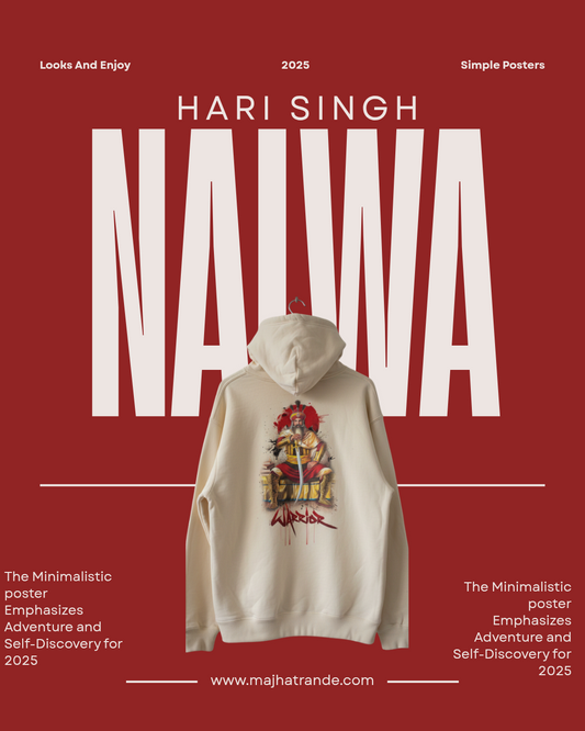Majha Warrior Hari Singh Graphic Hoodie | Oversized Unisex Streetwear – 450 GSM Cotton