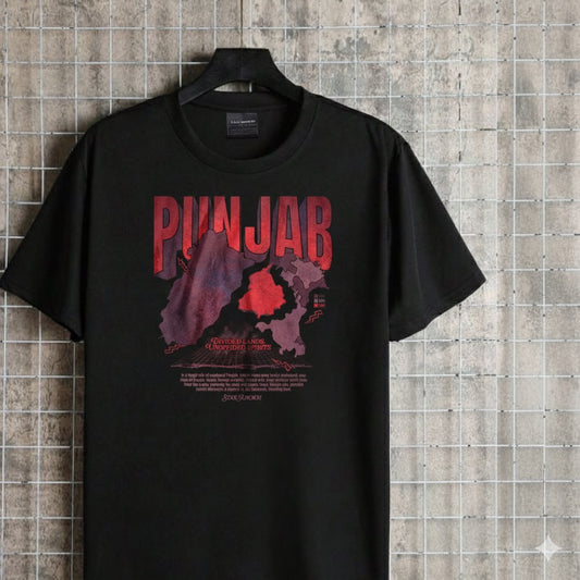 Majestic Dual Eagle & Lion Emblem – Warrior Luxury Abstract T-Shirt (Unisex, Black)